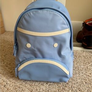 Light Blue Tory Sport Backpack – Clean Condition With Minor Stain